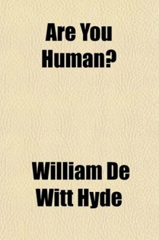 Cover of Are You Human?