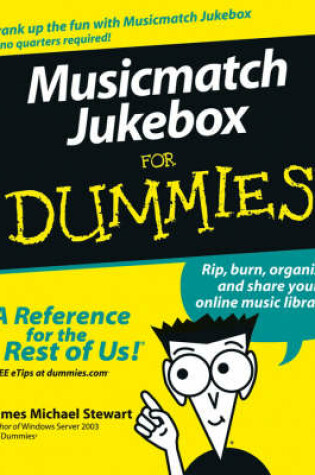 Cover of Musicmatch Jukebox For Dummies