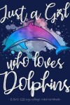 Book cover for Just a Girl Who Loves Dolphins