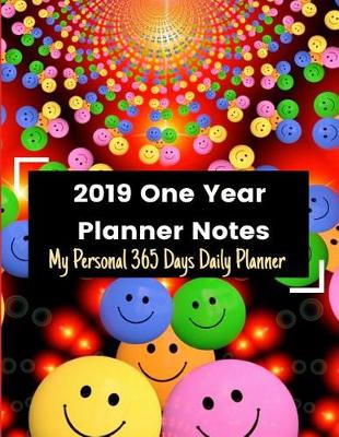 Book cover for 2019 One Year Planner Notes