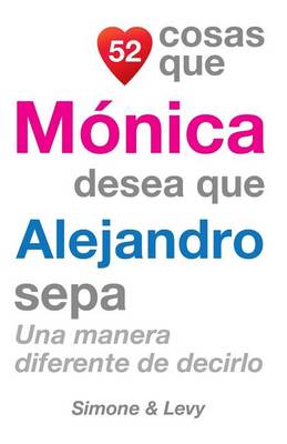 Book cover for 52 Cosas Que Mónica Desea Que Alejandro Sepa