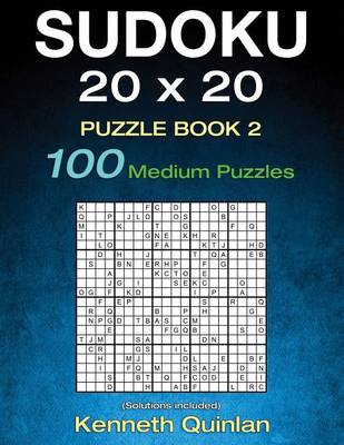 Book cover for SUDOKU 20 x 20 Puzzle Book 2