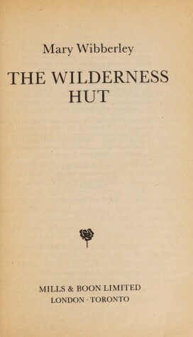 Book cover for The Wilderness Hut