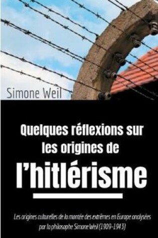 Cover of Quelques reflexions sur les origines de l'hitlerisme