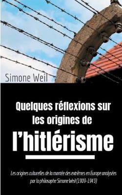 Book cover for Quelques reflexions sur les origines de l'hitlerisme