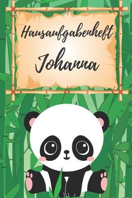 Book cover for Hausaufgabenheft Johanna