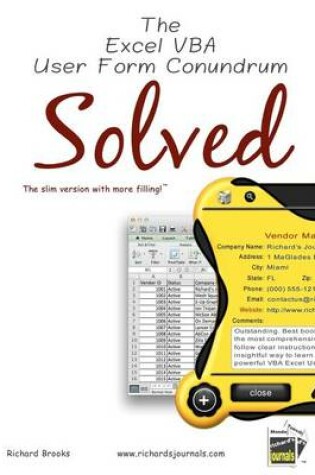 Cover of The Excel VBA User Form Conundrum Solved