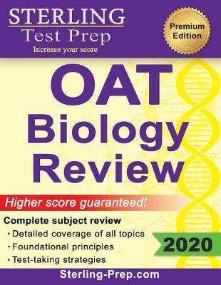 Book cover for Sterling Test Prep OAT Biology Review