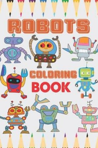 Cover of Robots coloring book