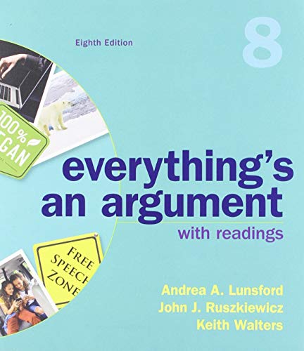 Book cover for Everything's an Argument with Readings 8e & Documenting Sources in APA Style: 2020 Update