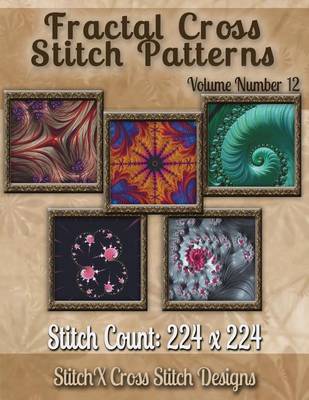 Book cover for Fractal Cross stitch Patterns Volume Number 12