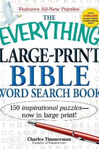 Cover of The Everything Large-Print Bible Word Search Book