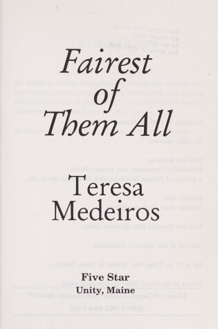 Cover of Fairest of Them All
