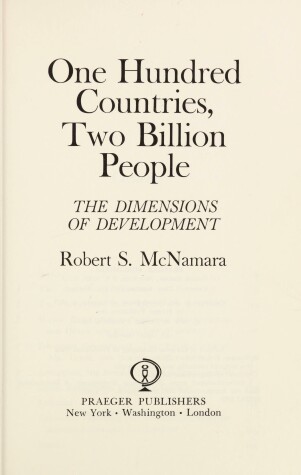 Book cover for One Hundred Countries, Two Billion People