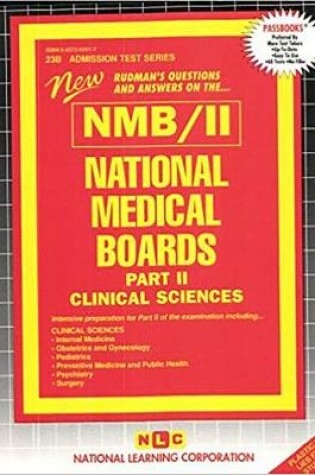 Cover of NATIONAL MEDICAL BOARDS (NMB) / PART II