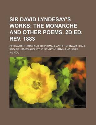 Book cover for Sir David Lyndesay's Works