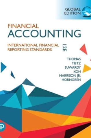 Cover of MyLab Accounting with Pearson eText for Financial Accounting, Global Edition