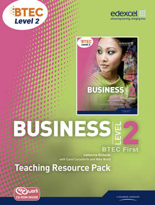 Book cover for BTEC Level 2 First Business Teaching Resource Pack