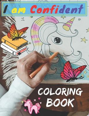 Book cover for I am confident coloring