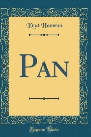 Cover of Pan (Classic Reprint)