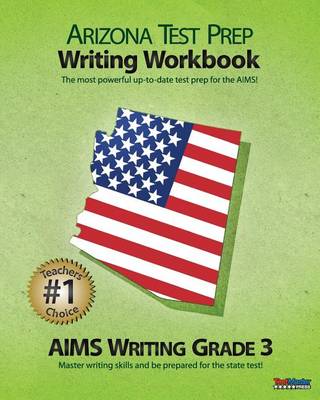 Book cover for Arizona Test Prep Writing Workbook Aims Writing Grade 3