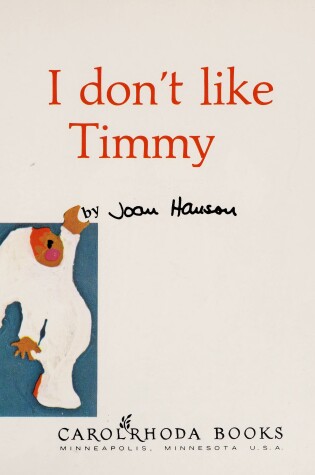 Cover of I Don't Like Timmy