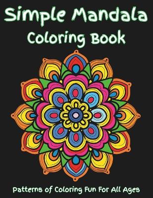 Book cover for Simple Mandala Coloring Book