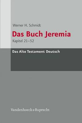 Book cover for Das Buch Jeremia, Das: Kapitel 21-52