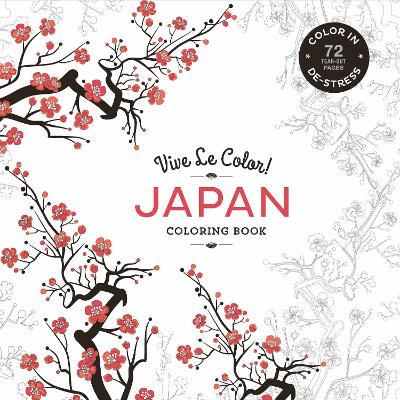 Book cover for Vive Le Color! Japan (Coloring Book)