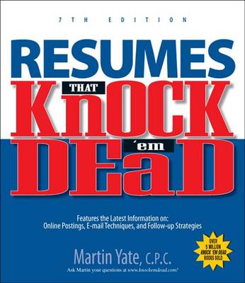 Book cover for Resumes That Knock 'Em Dead