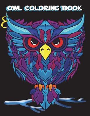 Book cover for Owl Coloring Book