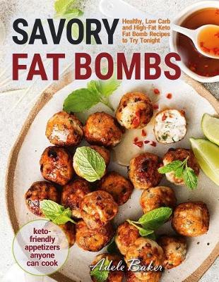 Book cover for Savory Fat Bombs