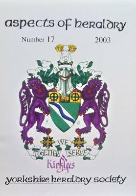 Book cover for The Journal of the Yorkshire Heraldry Society 2003