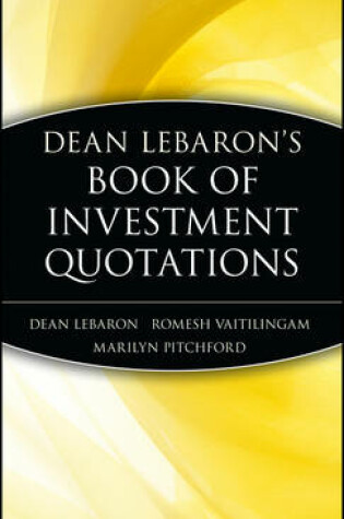 Cover of Dean LeBaron's Book of Investment Quotations