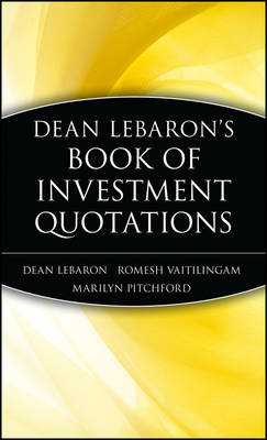 Book cover for Dean LeBaron's Book of Investment Quotations