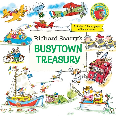 Book cover for Richard Scarry's Busytown Treasury