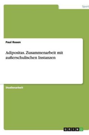 Cover of Adipositas. Zusammenarbeit mit ausserschulischen Instanzen