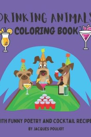 Cover of Drinking Animals Coloring Book