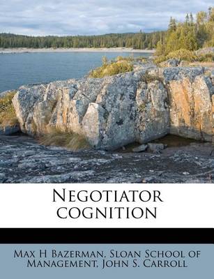 Book cover for Negotiator Cognition