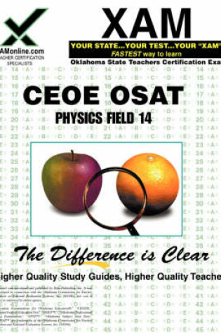 Cover of Ceoe Osat Physics Field 14 Teacher Certification Test Prep Study Guide