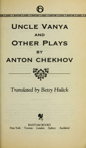 Book cover for Uncle Vanya and Other Plays