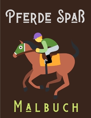 Book cover for Pferde Spass Malbuch