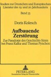 Book cover for Aufbauende Zerstoerung