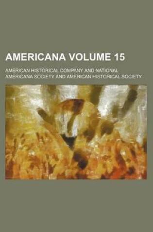 Cover of Americana Volume 15