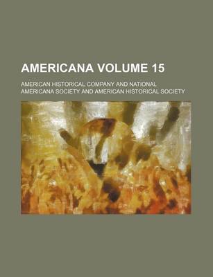 Book cover for Americana Volume 15