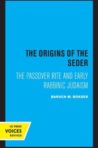 Cover of The Origins of the Seder