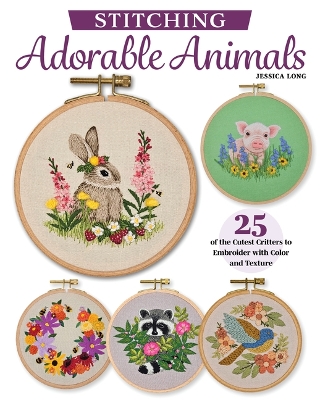 Book cover for Stitching Adorable Animals