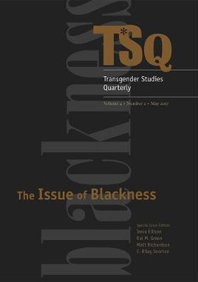 Cover of The Issue of Blackness