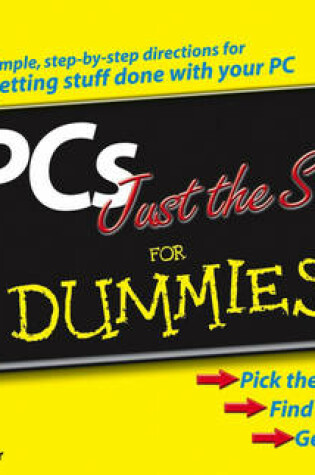 Cover of PCs Just the Steps For Dummies