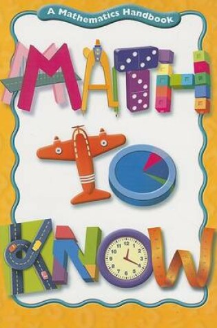 Cover of Math to Know